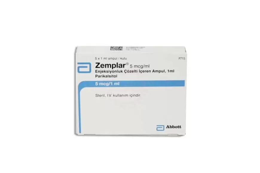 Zemplar 2 mcg/ml i.v. enjeksiyonluk çözelti içeren ampul 1 ml nedir ve ne için kullanılır?